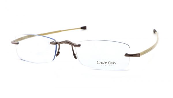 Calvin Klein opvouwbare leesbril CR3 209 Goud/Tan