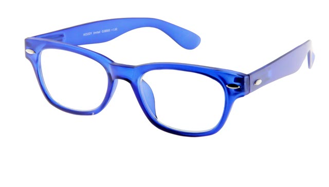 Leesbril INY Woody G38800 blauw/transparant