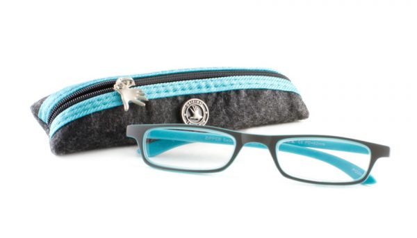 Leesbril INY Zipper Selection G51600 grijs/turqoise