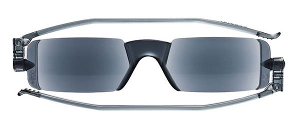Leesbril Nannini compact opvouwbaar zonneleesbril zwart