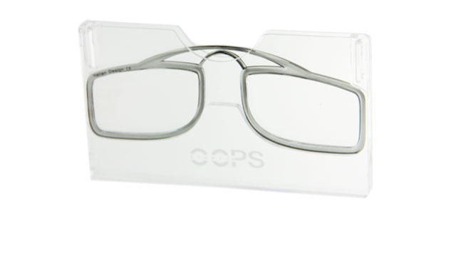 Leesbril OOPS grijs/transparant