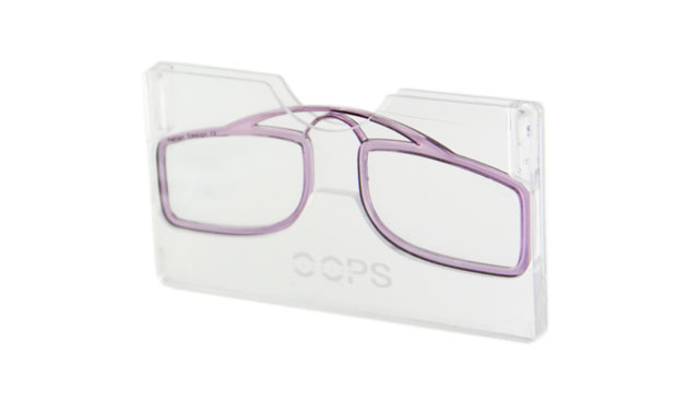 Leesbril OOPS paars/transparant