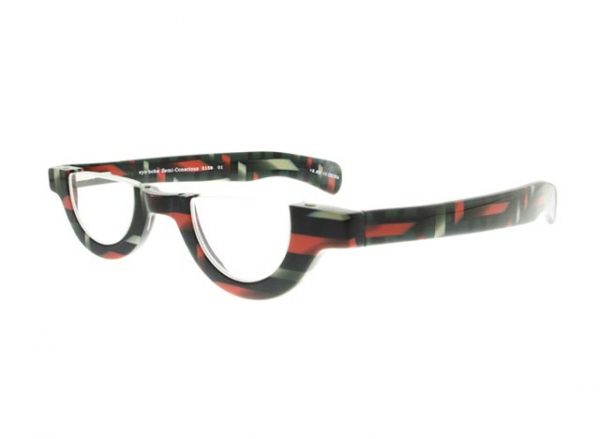 Leesbril Semi-Conscious 2159 01 zwart/rood