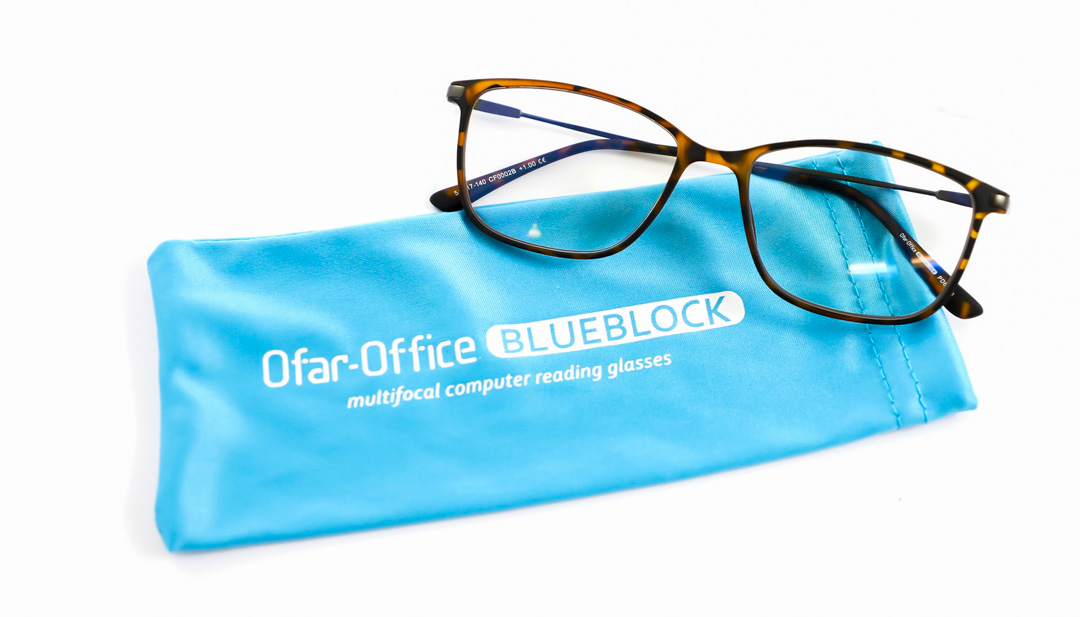 Leesbril Ofar Office Multifocaal CF0002B havanna met blauwlicht filter