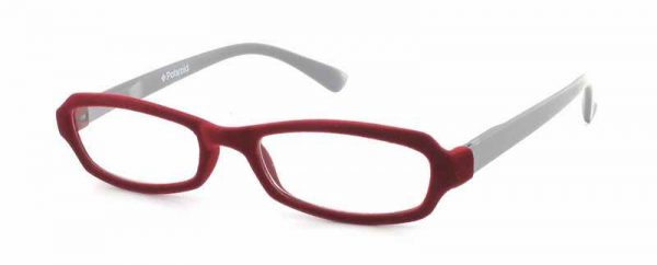 Leesbril Polaroid R969 fluweel rood/grijs
