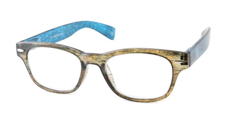 Leesbril talba hip blauw bruin 1651