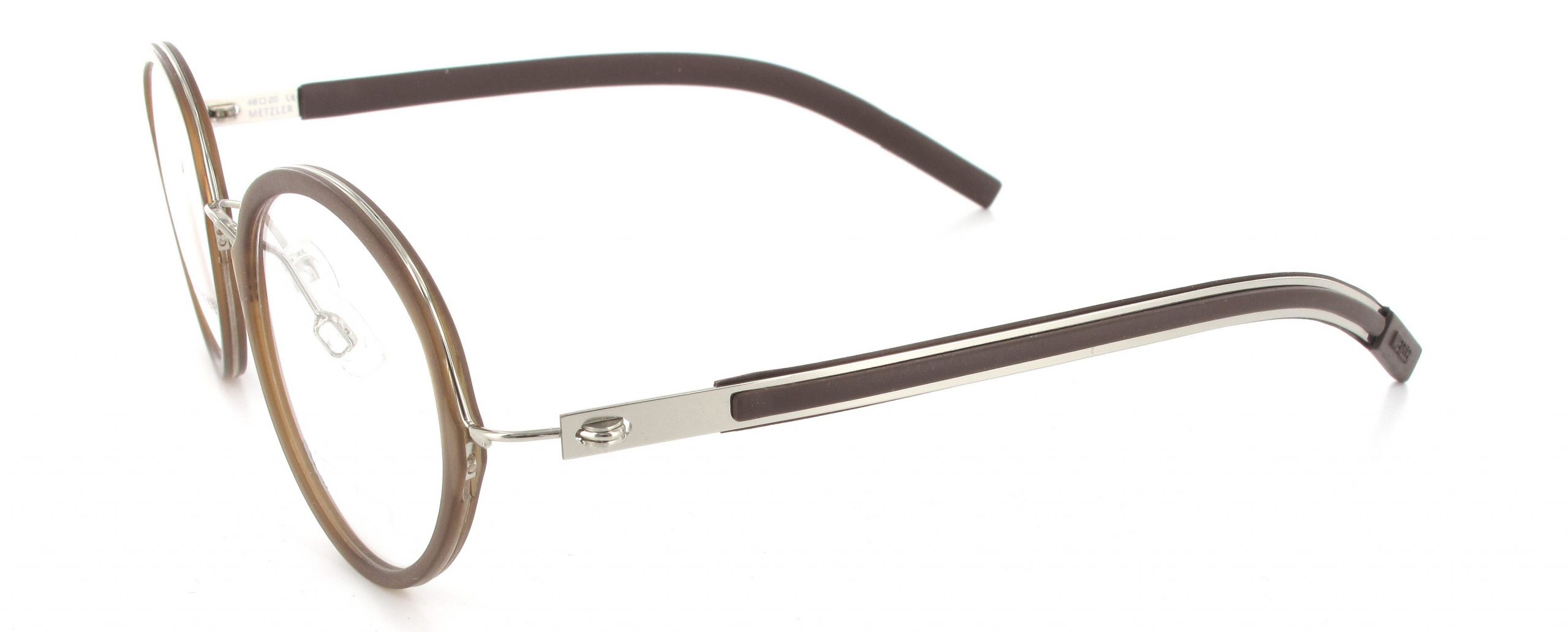 Leesbril Metzler 5050 A bruin/zilver