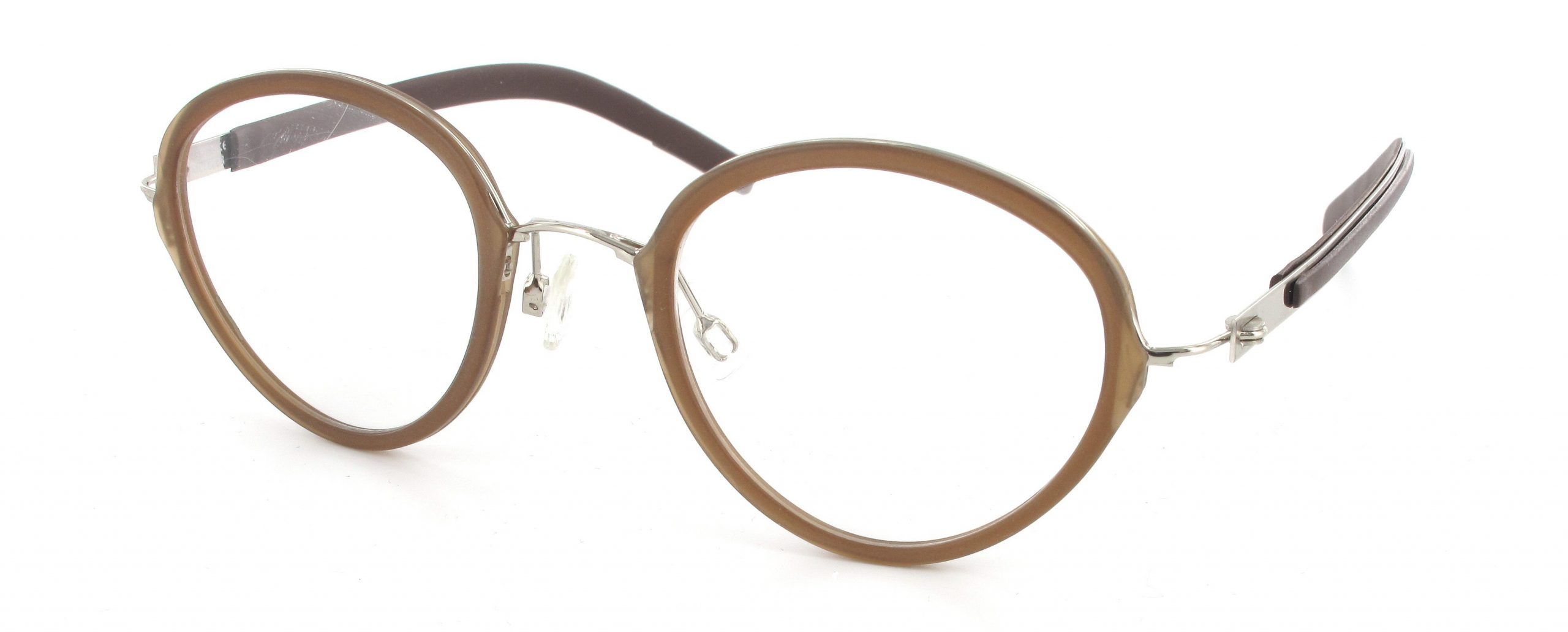Leesbril Metzler 5050 A bruin/zilver