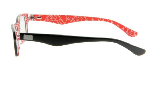 Leesbril Ray-Ban RX5206-2479-52 zwart/rood