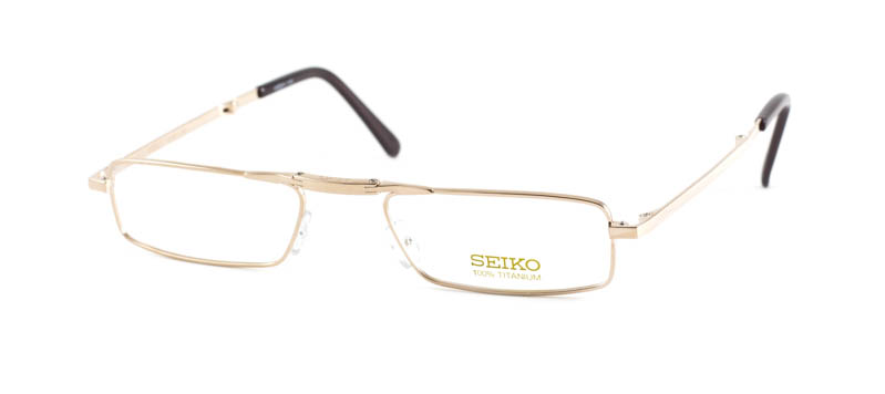 Opvouwbare leesbril Seiko t 0656 001 goud